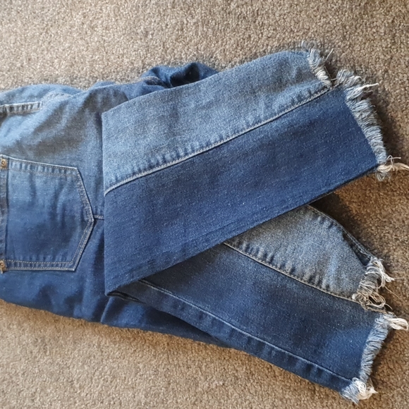 PrettyLittleThing size 14 two-toned jeans - Picture 2 of 6